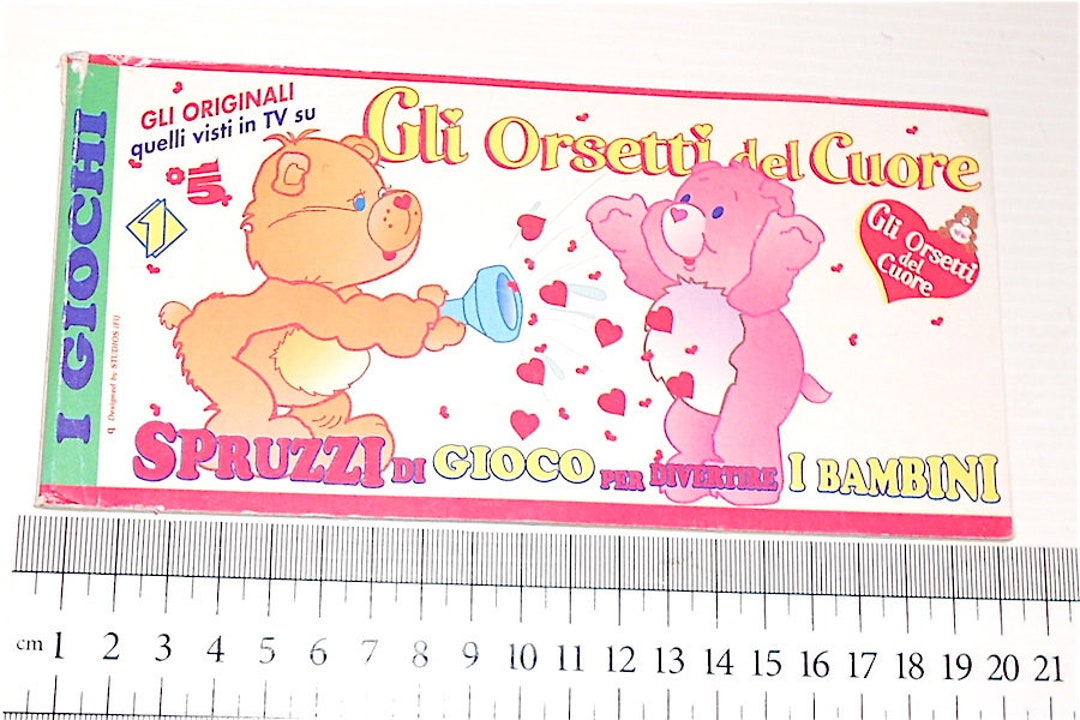 ORSETTI DEL CUORE Care Bears 90s Studios Italy Game Strip Magazine Pocket  Giornalino Albo Giochi -  Singapore