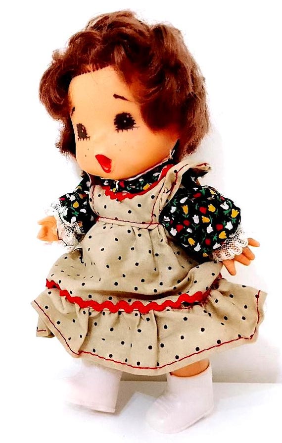 CINCINA 70s Sebino italy vintage cute funny doll romantic japan eyes - cute vintage doll