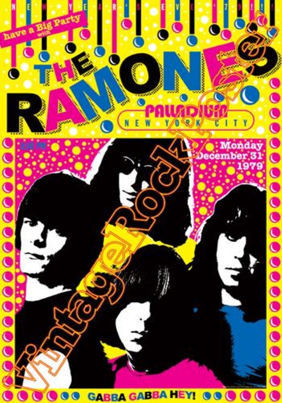 RAMONES - concert posters!