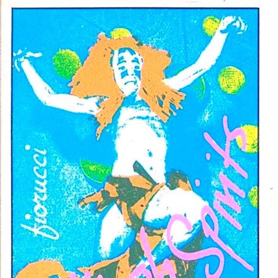 FIORUCCI 1984 Panini Italy - vintage sticker - sticker no. 122
