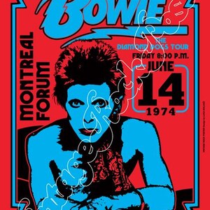 デヴィッド・ボウイのコンサートポスター！