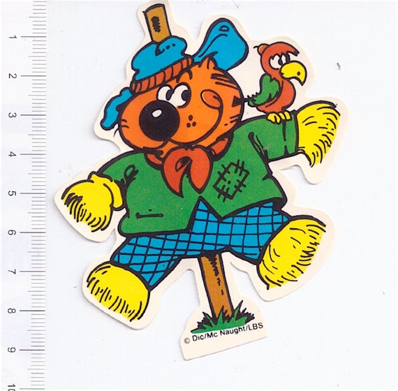ISIDORO & SONJA - Heatchcliff red cat 80s Mister Day Parmalat italy gadget sticker - figurina adesiva omaggio merendine nuova