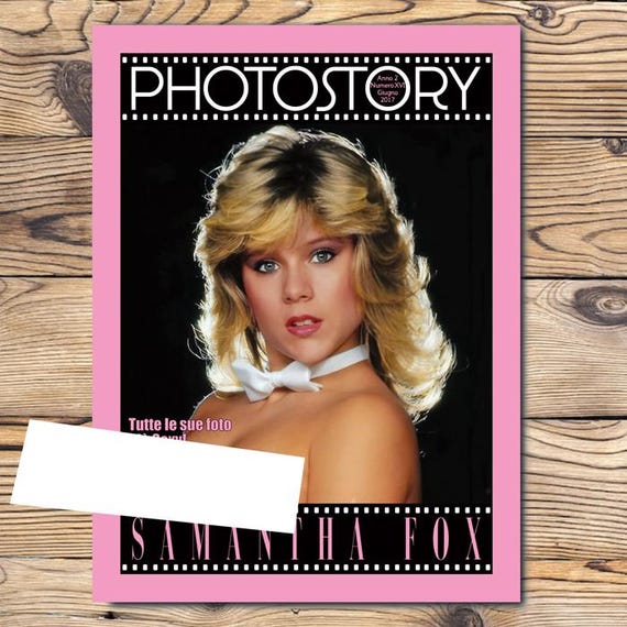 SAMANTHA FOX photostory Vol. 1 images - special magazine + poster