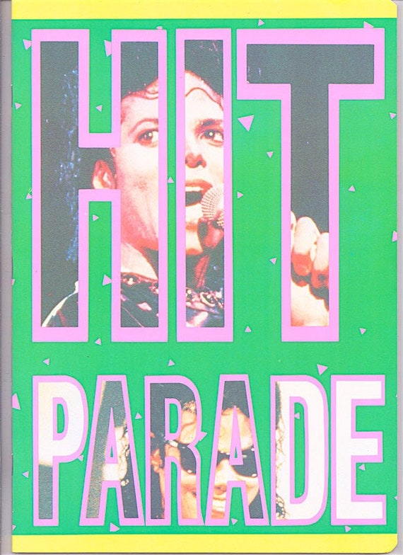 HIT Parade - MICHAEL JACKSON 80s Pigna italy maxi notebook for school - school notebook mint fashion paninaro music