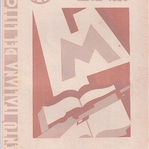 GIOVENTU' ITALIANA del LITTORIO - Ministero educazione nazionale 1937 italy report card scolastica fascista - illustrazione futurista ko Balla