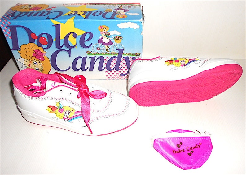 tennis shoes Kyandi 90s Igarashi Toei Silvana italy sport shoes broderies CANDY CANDY Dolce Candy free in box no.34 gadgets