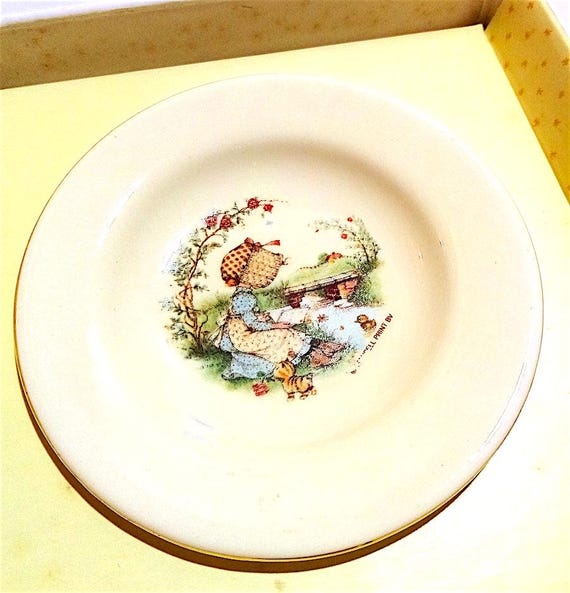 ANNELIESE 70s Cartorama italy - ciotola piattino in porcellana nuovo in scatola decorativo