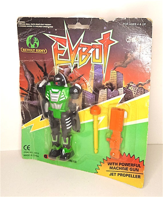 EVBOT COBOT 1995 Revolt Army Wing Fai China robot toy misb - sealed toy
