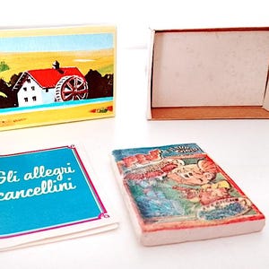mulino bianco barilla 80s italy sorpresina allegri cancellini giornalino piu'  in box mint eraser radiergummi gommina rara