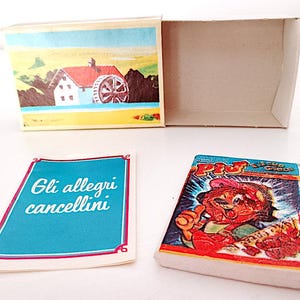 mulino bianco barilla 80s italy sorpresina allegri cancellini giornalino piu'  in box mint eraser radiergummi gommina rara
