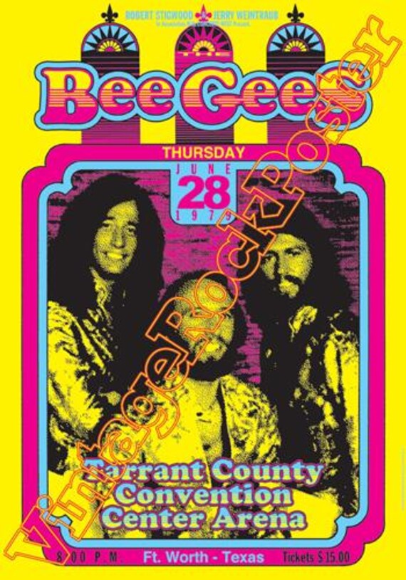 BEE GEES concert posters!