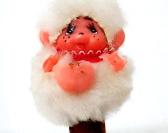 MONCICCI KIKI Moncichi 70er Jahre Mini-Stift mit weißer Puppe, super kawaii, lose