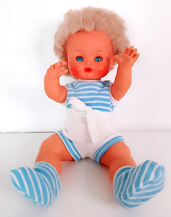 POLDINO? Furga twins 70s Italy doll lovely blond