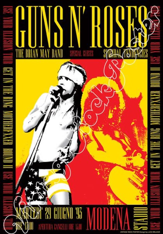 GUNS N' ROSES - GNR concert posters!