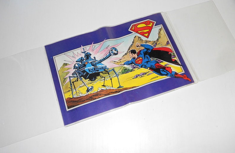 SUPERMAN 1980 Dc Comics  italy vintage cover for school image 0
