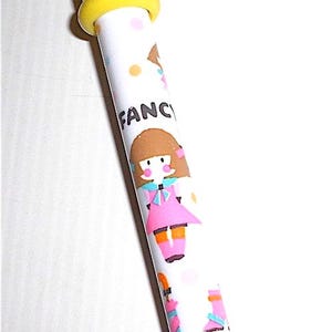 FANCY LADY 80s Rose Misa Japan mechanical pocket kawaii pencil - portamine matita di plastica carinissima (no Citation / Kutsuwa) yellow