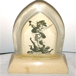 AARTSENGEL MICHAEL 70 Italië souvenir votiefbeeldje heilige engel Cinquefondi Reggio Calabria