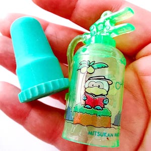 CHAMY Mitsukan 80s Japão borracha de plástico kawaii radiergummi borracha pinguim extintor de incêndio verde