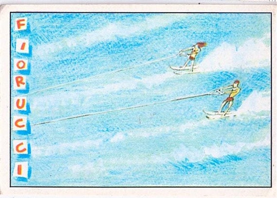 FIORUCCI 1984 Panini Italy - vintage sticker - sticker no. 178