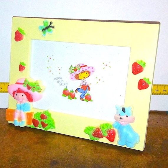 FRAGOLINA - Strawberry shortcake 2000s china kawaii cute photo frame mint - porta fotografie cornice bellissima