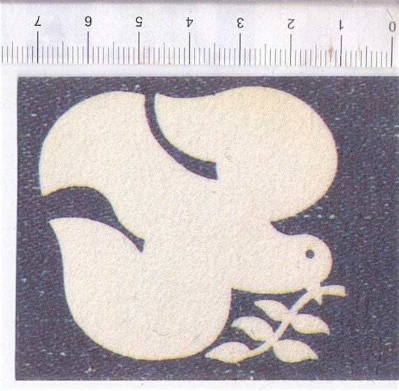 COLOMBA della PACE  70s Edis italy sticker figurina adesiva jeans