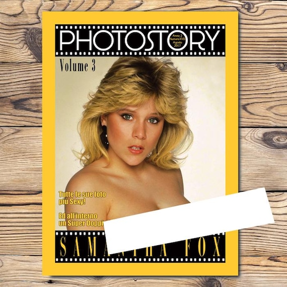 SAMANTHA FOX photostory Vol.3 images - special magazine + poster