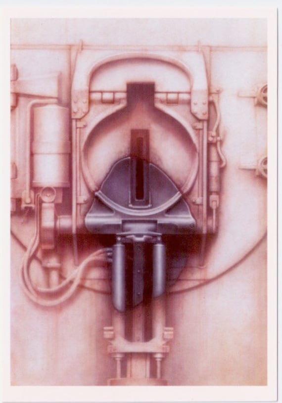 H.R. GIGER No.224 Passage XXVII, 1973 - 1993 Taschen Germany artistic postcard - cartolina artistica PC021