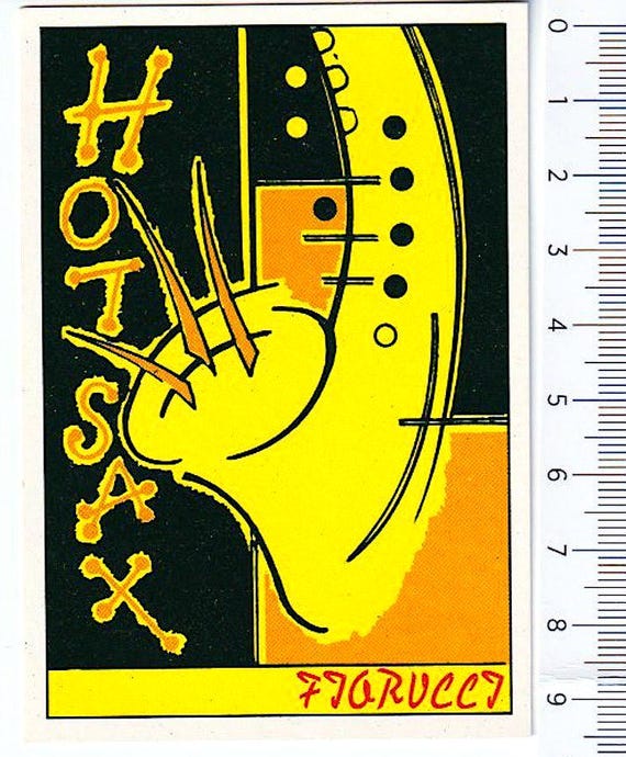 FIORUCCI 1984 Panini Italy - vintage sticker - sticker no. 118