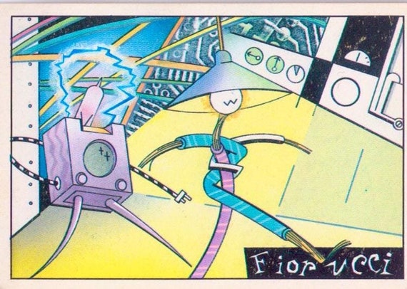 FIORUCCI 1984 Panini Italy - vintage sticker - sticker no. 77