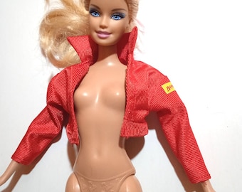 BARBIE BAYWATCH 1990 - red jacket - red jacket B156