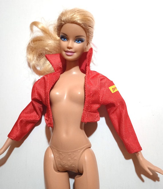 BARBIE BAYWATCH 1990 - red jacket - red jacket B156