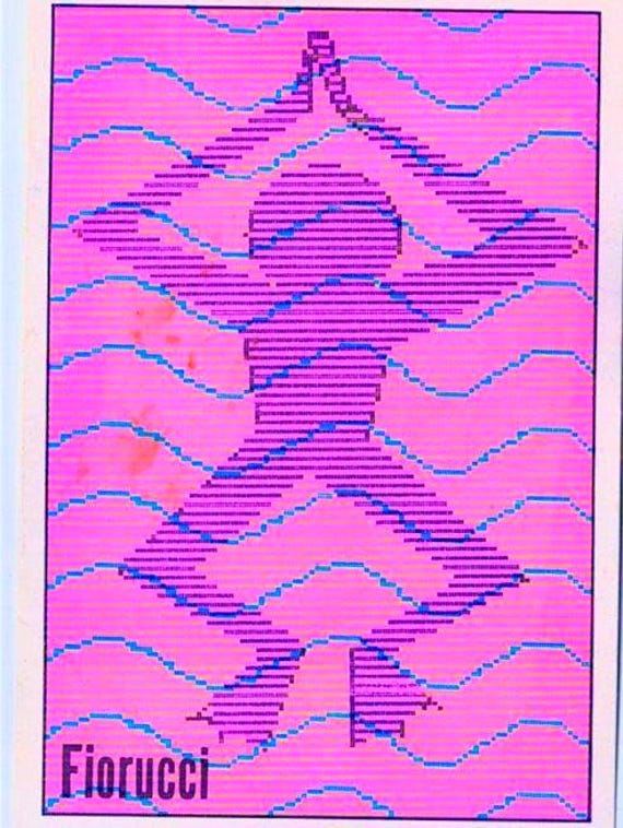 FIORUCCI 1984 Panini Italy - vintage sticker - sticker no. 179