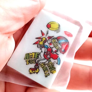AMERICAN FOOTBALL 80s Rabbit Taiwan kawaii eraser radiergummi gomma gommina misb