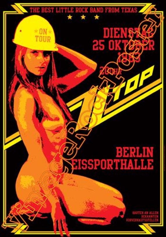 ZZ TOP - concert posters !
