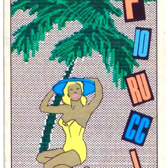 FIORUCCI 1984 Panini Italy - vintage sticker - sticker no. 200