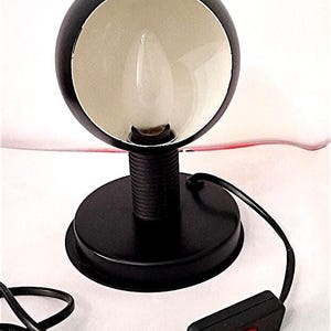 NEU VENETA LUMI 70er Jahre Italien Super Fashion Design schwarze Space Ball Lampe Licht - Lampe abat jour ball sphere black space