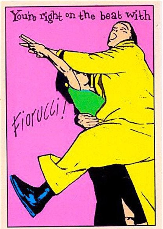 FIORUCCI 1984 Panini Italy - vintage sticker - sticker no. 134