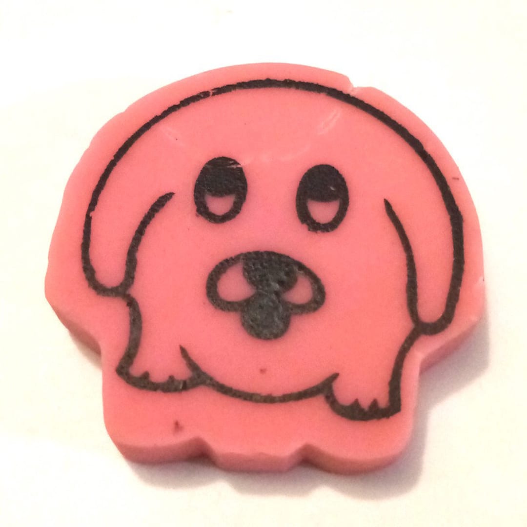 PINK DOG PINK DOG 80s Japan Eraser Rubber Radiergummi Rubber Etsy