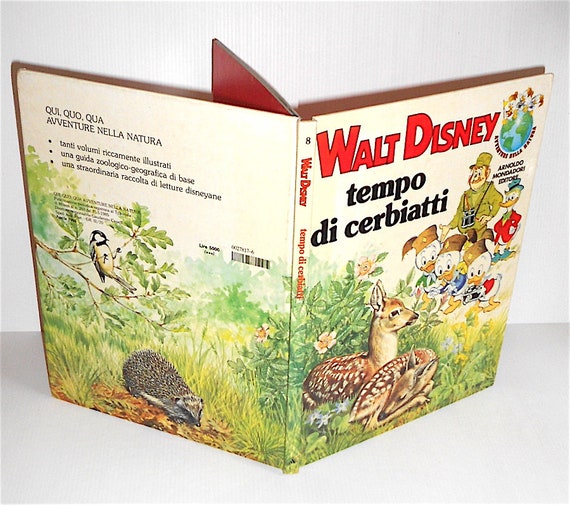 WALT DISNEY tempo di cerbiatti - avventure nella natura 1986 Mondadori italy book libro