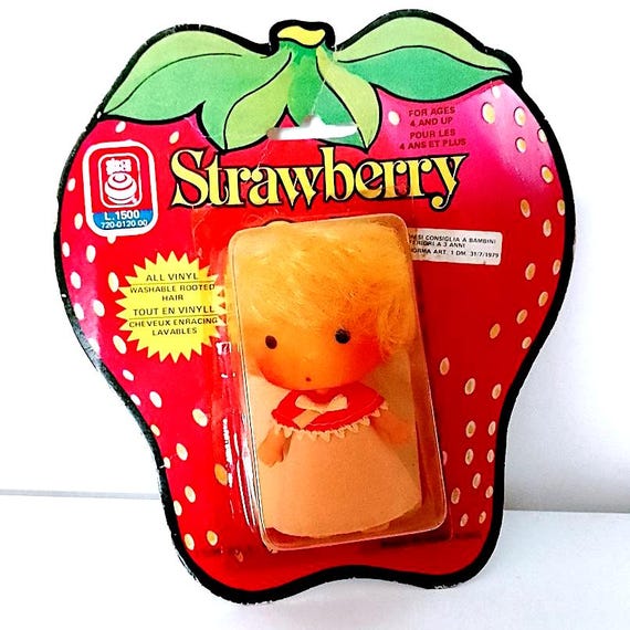 STRAWBERRY BLONDE 1980 SSC play play Hk vinyl tiny doll super kawaii misb small doll delicious sealed