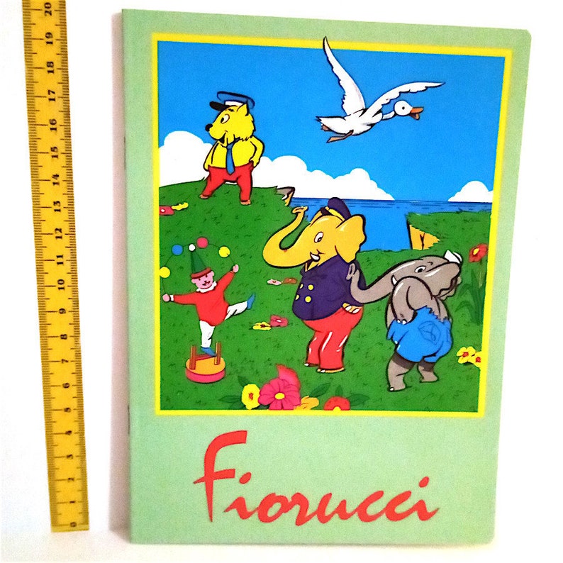 FIORUCCI 80s Stiassi italy vintage school notebook  quaderno image 0