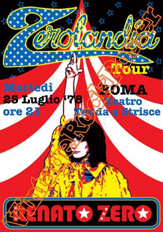 RENATO ZERO concert posters!