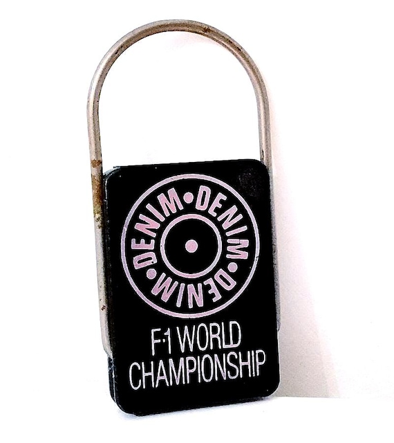 DENIM formula 1 world championship 80s italy promo keychain portachiavi profumo sport racing car