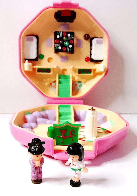 POLLY POCKET 1990 Bluebird China - Suki's Japanese Tea House excellent complete playset