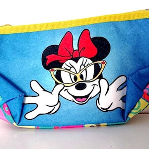 MINNIE Mouse 90s Walt Disney Mondadori italy pencil wallet pochette astuccio scuola misb