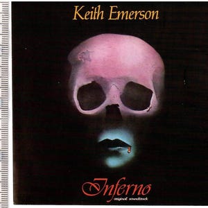 INFERNO - Dario Argento - Keith Emerson 1980 promotiesticker