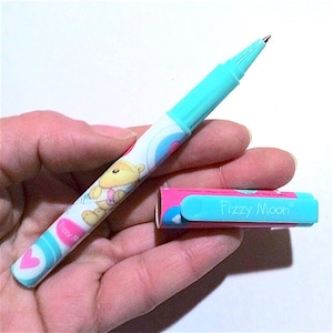 FIZZY MOON bear 2000s China kawaii pen - penna plastica mint