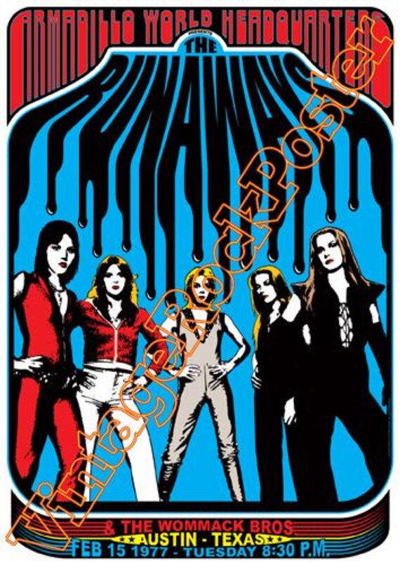 THE RUNAWAYS - Joan Jett - concert posters !