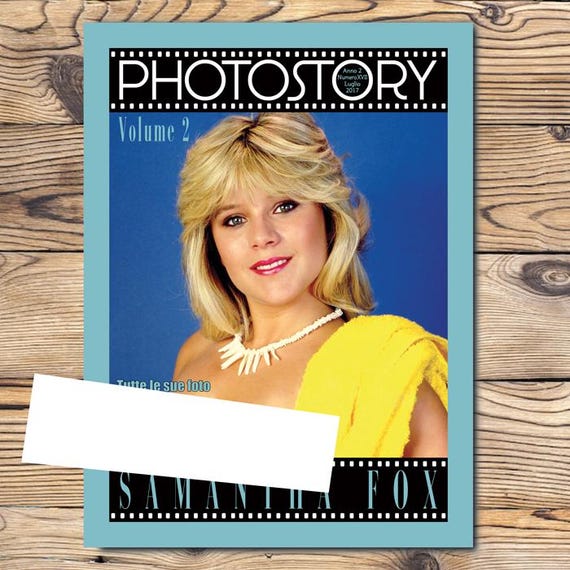 SAMANTHA FOX photostory Vol.2 images - special magazine + poster