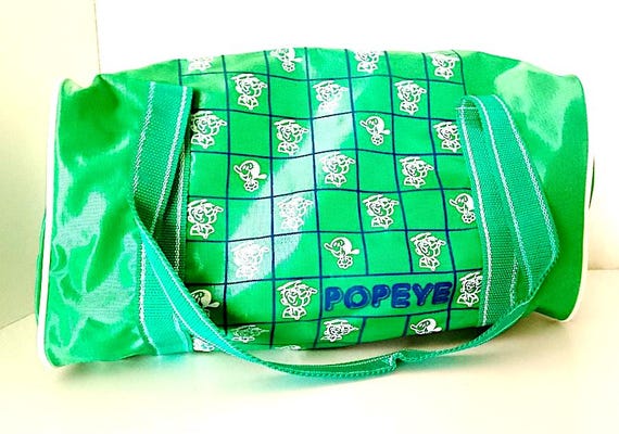POPEYE - POPEYE 80s opera mundi italy sport bag green - mint green sports bag